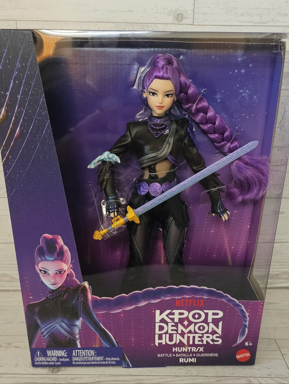 NEW IN HAND K-POP Demon Hunters DELUXE BATTLE HUNTR/X Huntrix RUMI Fashion